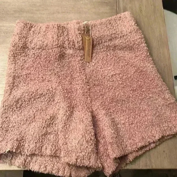 Skims cozy knit shorts in rose clay size s/m - Picture 1 of 2
